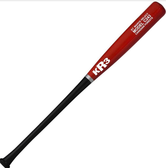 Bat KR3 Maple Rojo con Negro St Marys “33