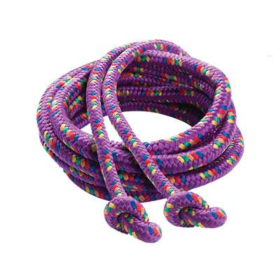 CUERDA DE SALTO TRENZADA MORADA CHAMPION SPORTS DE NYLON