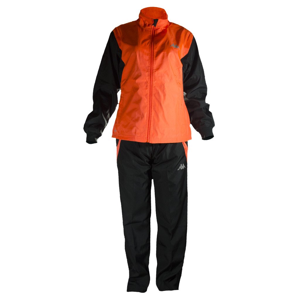 Conjunto Kappa Dama Naranja Negro