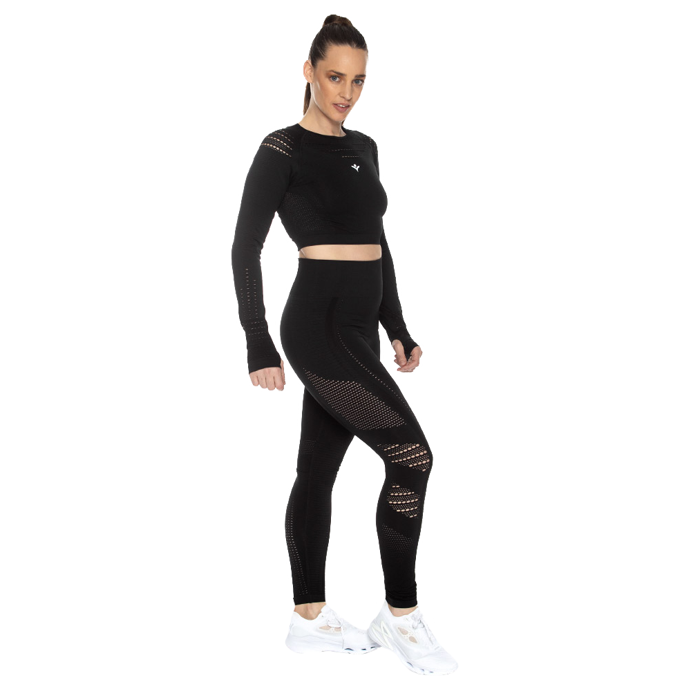 Set (Crop Top y Leggin) Seamless x UIN UINSET-11598-D