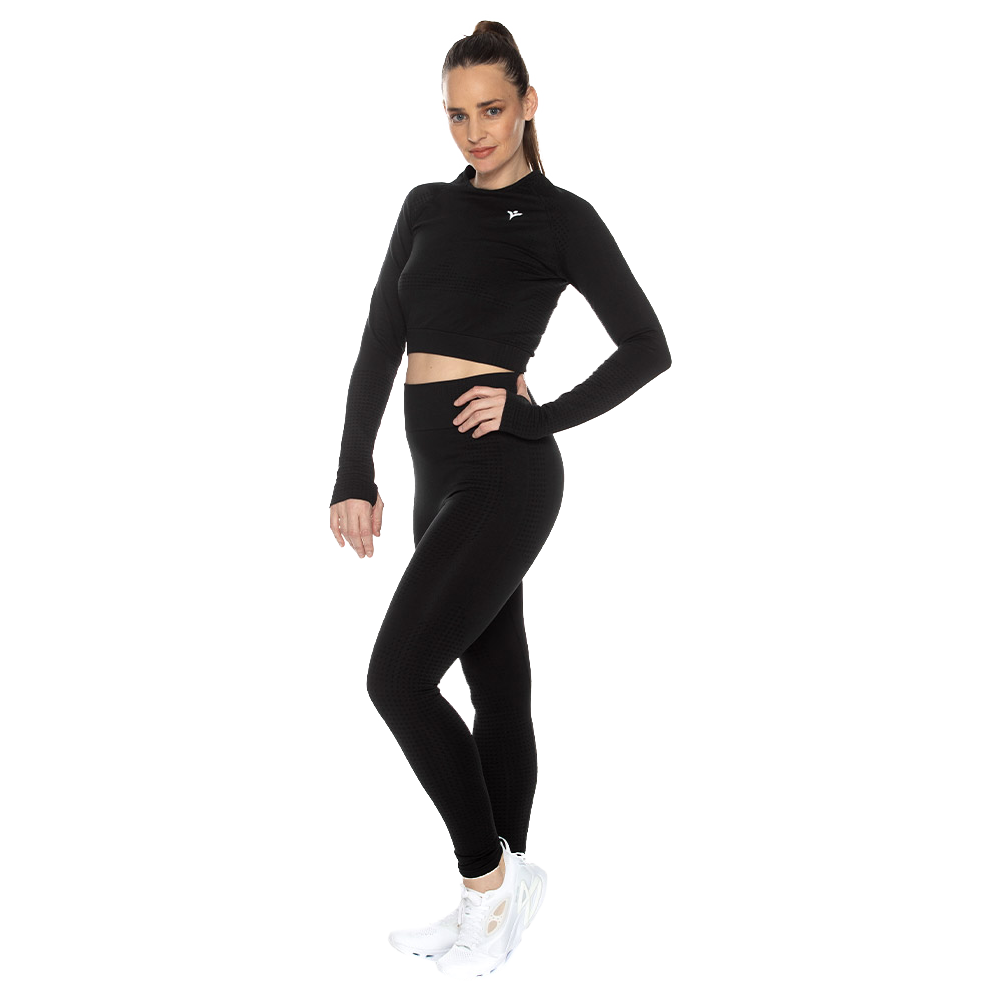 Set (Crop Top y Leggin) Seamless x UIN UINSET-21598-D